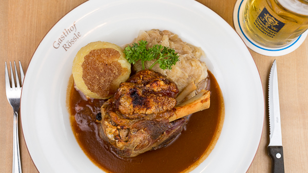 Bayerische Küche im Gasthof Rössle